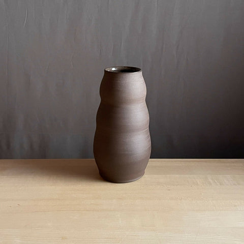 Coffee Clay Table Vase No 3