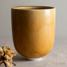  Butterscotch Glazed Tall Vessel - Lisa Fleming Ceramics