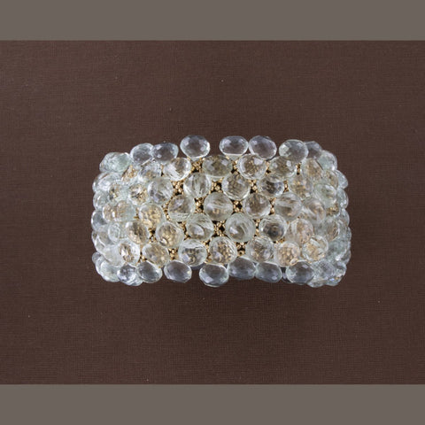 Bead Mesh Bracelets - Various Cut Transparent and Opaque Gemstones