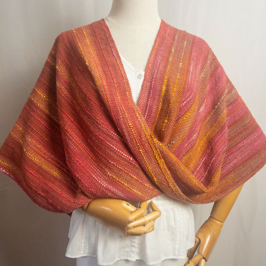 Fall Leaves Twist Shawl