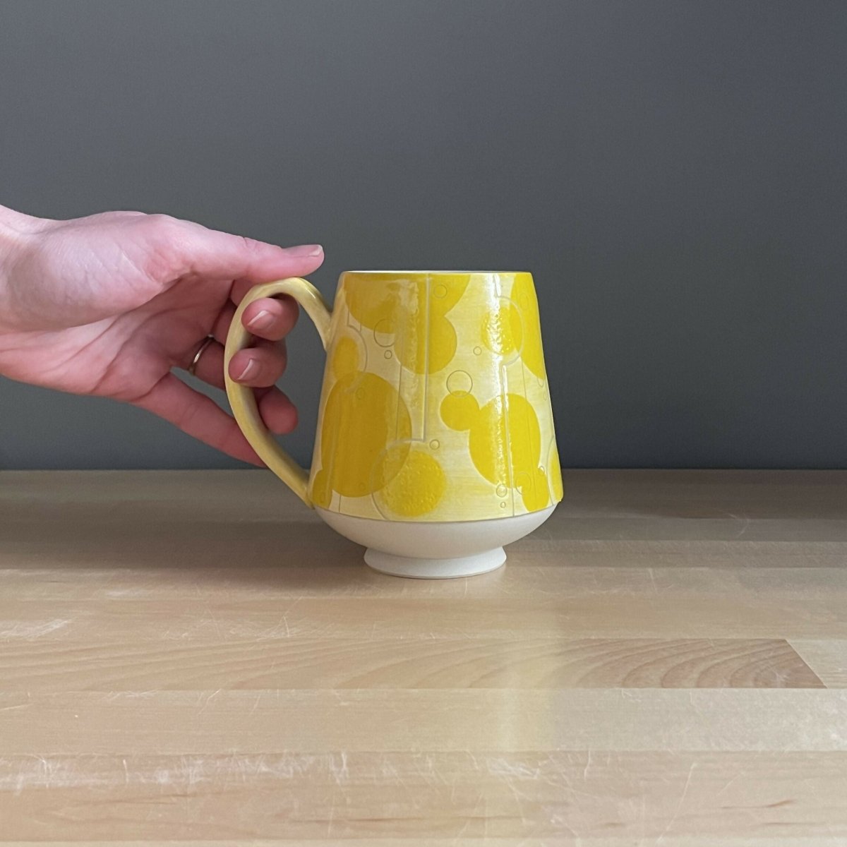 Yellow Bubble Mug