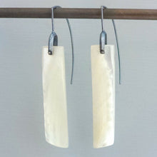  Mother of Pearl Bridle Bit Earrings - Heather Guidero Jewelry