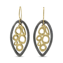  Dangling Open Pebble Earrings - Rona Fisher Jewelry Design