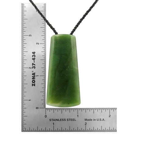 Hand Carved British Columbia Jade Pendant