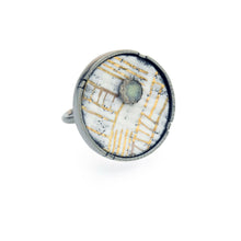  White Map Labradorite Ring - Jenne Rayburn