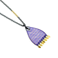  Purple Glyph Pendant Necklace - Jenne Rayburn