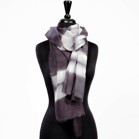 Wool gauze scarf