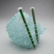  Knitted Glass Sculpture - "Vehemint" - Carol Milne LLC