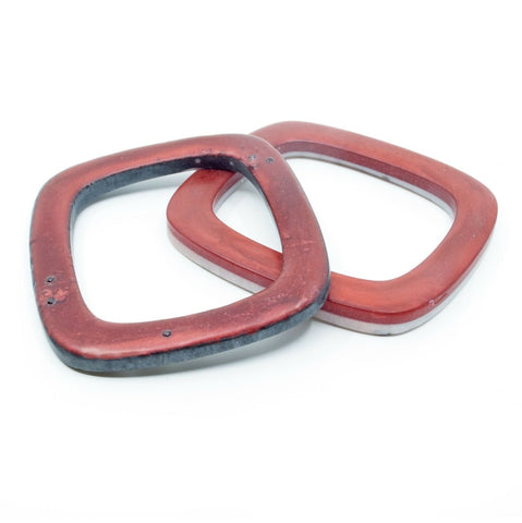 Optima Resin Bangle(s) Black, White + Red (2 options)