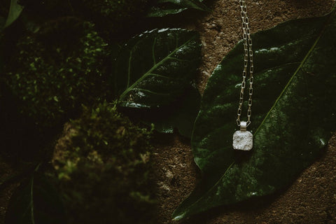 Broken Silver Necklace