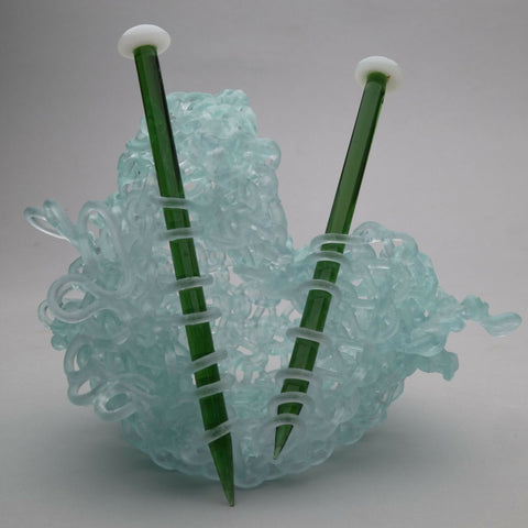 Knitted Glass Sculpture - 