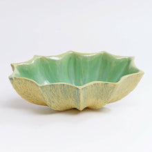  Oval Star Bowl "Bark" Green - Emil Yanos Design