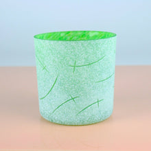  Carved Old - Fashioned Glass - Lime Green - Ultra Lit by SaraBeth Post