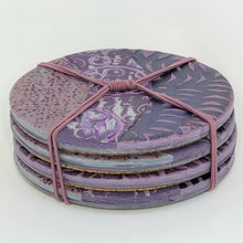  Polymer Clay Coaster Set - Margaret Polcawich