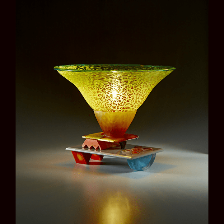 Blown Glass Table Lamp