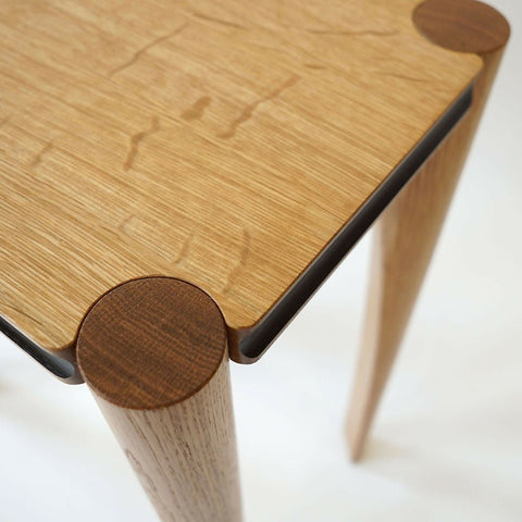 Aviateur Side Table in White Oak