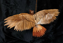  Handcrafted 3D wood veneer Red Tail Hawk - Flight Patterns