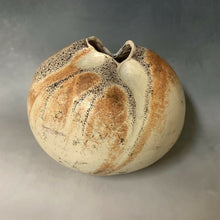  Large Textured Vessel 2 - Clay & Green Tea