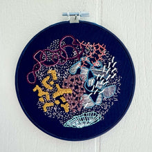  "Sea Change" Hoop Embroidery Art - Heather Kerley Art