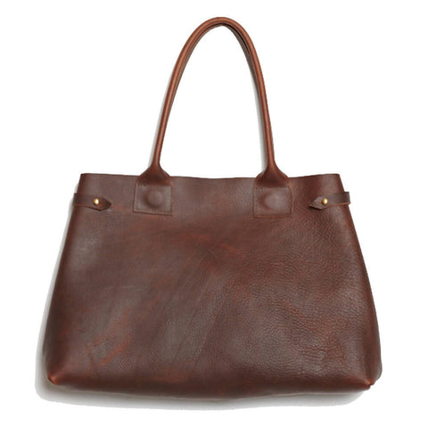 The Cocoon tote in MAHOGANY