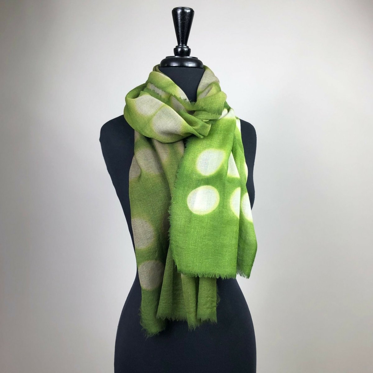 Wool gauze scarf