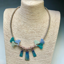  Knotted Ginkgo Necklace - Blue Quail Design