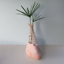  Utah Pink Basket Art Vase - David Breeding