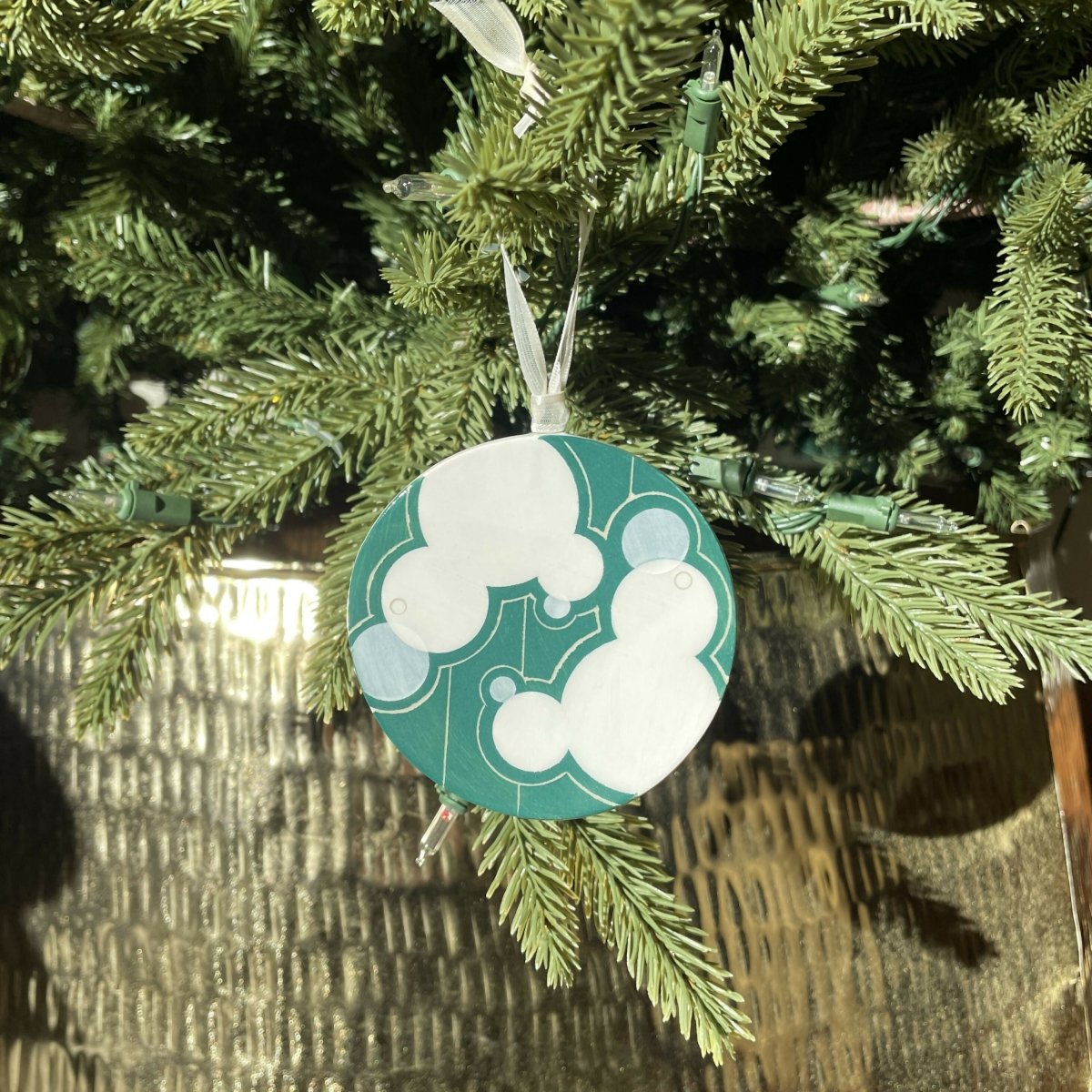 Large Green Bubble Ornament