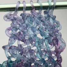  Knitted Glass Sculpture - "Zigzag" - Carol Milne LLC