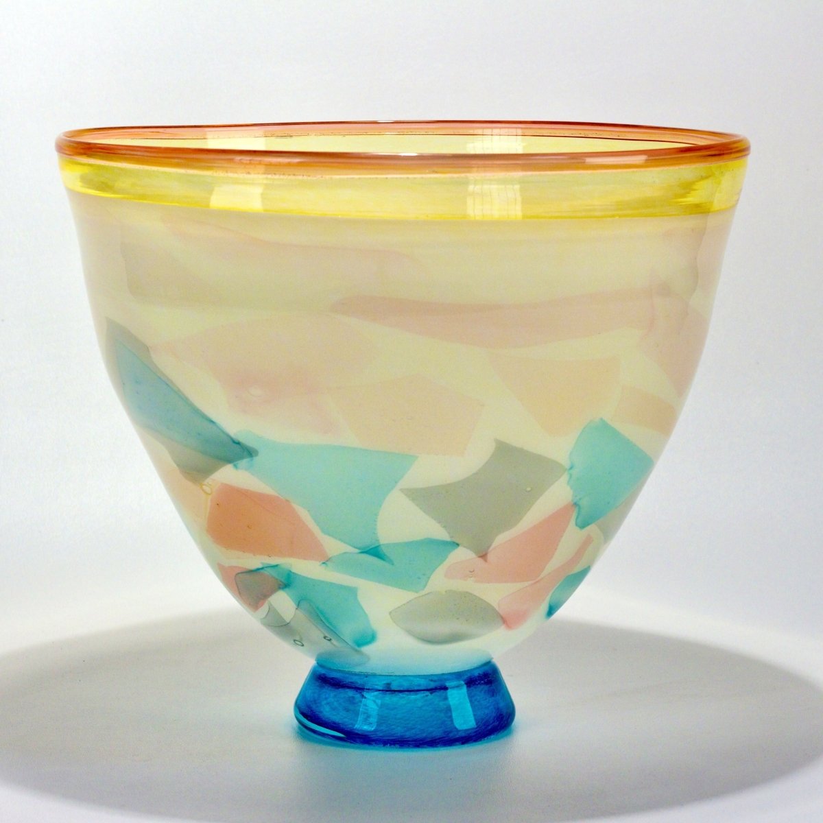 Blown Glass Bowl, Watercolor Series