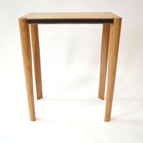 Aviateur Side Table in White Oak