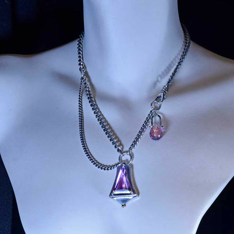 Ametrine Asymmetrical Necklace