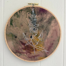  Obedient Plant Hand - Embroidered Hoop Art - Heather Kerley Art