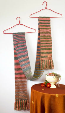  Mirage Hand Knit Scarf - Juniper Wolfenbarger