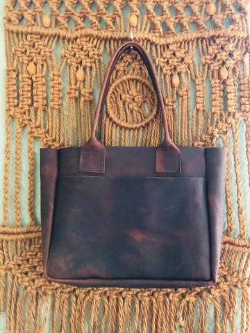 Expedition Tote in MAHOGANY