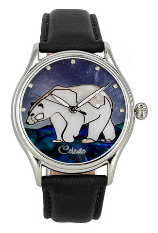 Arctic Wild - Polar Bear Under the Northern Lights or on the Tundra. 35mm or 38mm