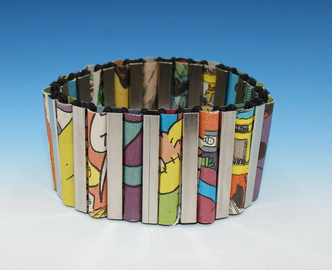 Recycled Newspaper Bracelet