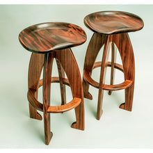  African Mahogany Barstools - Artistry in Wood