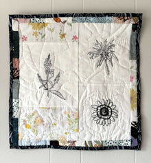  Botanical Hand - Stitched Quilt - Heather Kerley Art