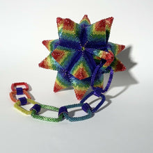  Feeling, Beadwoven Sculpture - Hummingbird Knight