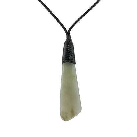 Hand Carved Siberian Jade Pendant