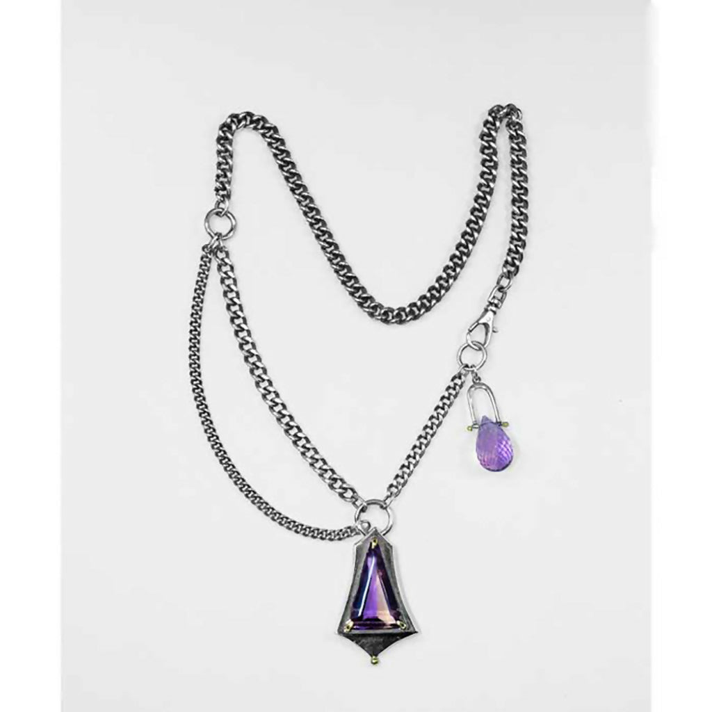 Ametrine Asymmetrical Necklace