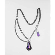  Ametrine Asymmetrical Necklace - Clear Metals Inc.