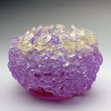  Knitted Glass Bowl - "Hold" - Carol Milne LLC