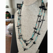  Santa Fe Turquoise 78" Beaded Necklace - Betsy Bauer Studio - Wrappedrockz