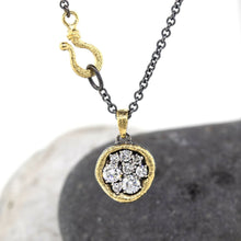  Irregular Round Dew Pond Diamond Pendant - Rona Fisher Jewelry Design