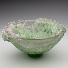  Knitted Glass Bowl - "Castanet" - Carol Milne LLC