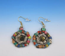  Recycled Newspaper Comic Strip and Crossword Puzzle Dangling Earrings - Holly Anne Mitchell Newspaper Jewelry