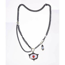  Flaming Carnelian Heart Adjustable Length Statement Necklace - Clear Metals Inc.