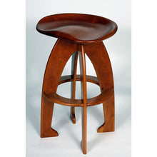  Cherry Carved Seat Musician's Stool - Artistry in Wood